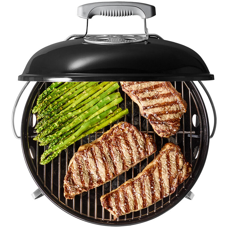 Weber Smokey Joe 14 in. Portable Charcoal Grill - Black, , hires