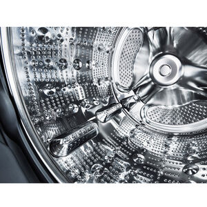 LG 27 in. 5.0 cu. ft. Smart Gas Front Load WashTower with AI Sensor Dry, TurboSteam, Allergiene Cycle, ezDispense, AI DD 2.0 Advanced Washing, Sensor Dry, Sanitize & Steam Cycle - Black Steel, , hires