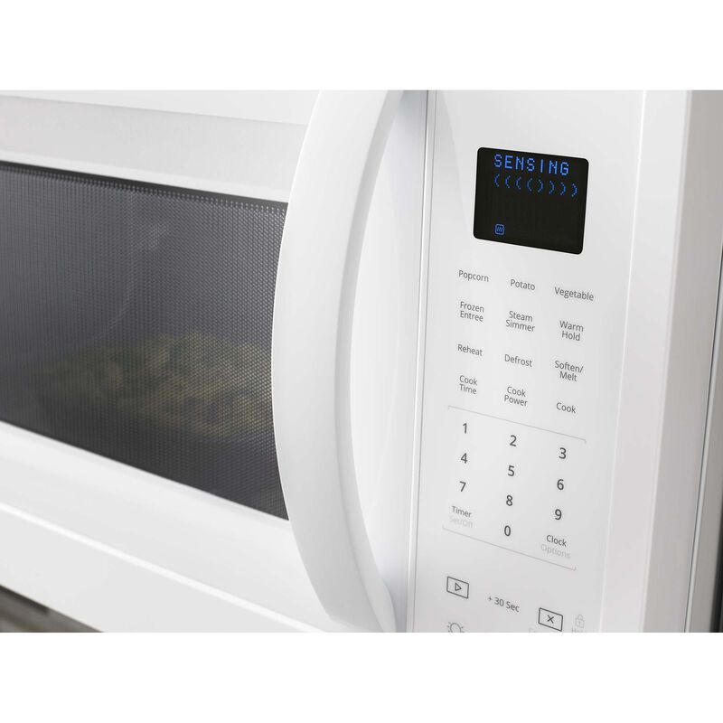 Whirlpool 30" 1.9 Cu. Ft. Over-the-Range Microwave with 10 Power Levels, 300 CFM & Sensor Cooking Controls - White, White, hires