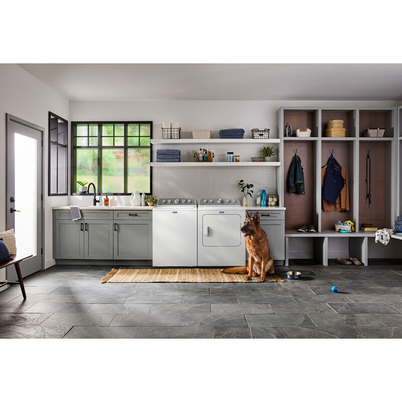 Maytag Pet Pro 27 in. 4.7 cu. ft. Top Load Washer with Agitator - White, White, hires
