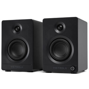Victrola Tempo Bluetooth Bookshelf Speakers - Black, , hires