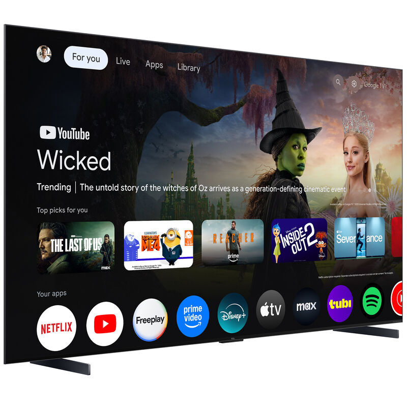 TCL - 98" Class QM7L QLED Mini-LED 4K UHD Smart Google TV, , hires