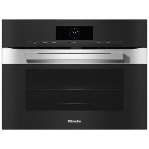 Miele 24 in. 1.5 cu. ft. Electric Smart Wall Oven with Standard Convection & Manual Clean - Stainless Steel, , hires