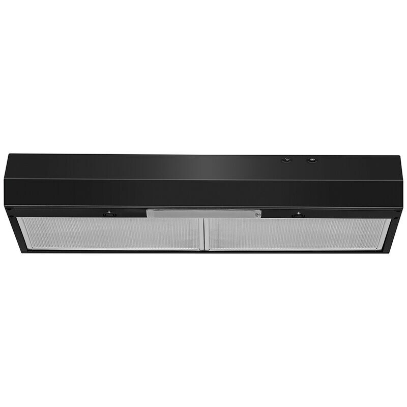 Whirlpool 30 in. Convertible Standard Style Range Hood with 270 CFM, 2 Fan Speeds & 1 LED Light - Black, , hires