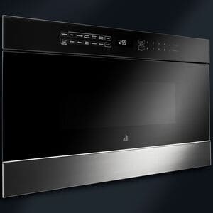 JennAir Noir 24 in. 1.2 cu. ft. 950W Drawer Microwave with Sensor Cooking - Floating Glass Black, , hires