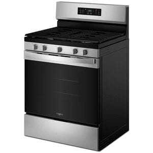 Whirlpool 30 in. 5.0 cu. ft. Air-Fry Standard Convection Gas Range with 5 Sealed Burners - Stainless Steel, , hires