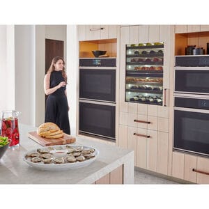 Monogram Minimalist Series 30 in. 1.7 cu. ft. Smart Speed/ Steam Electric Single Wall Oven with True European Convection & Sensor Cooking - Stainless Steel, , hires