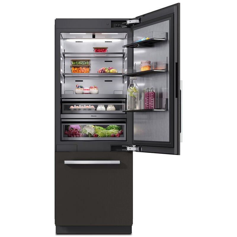 Miele MasterCool Series 30 in. 16.5 cu. ft. Built-In Smart Counter Depth Bottom Freezer Refrigerator with Internal Water Dispenser - Custom Panel Ready, , hires
