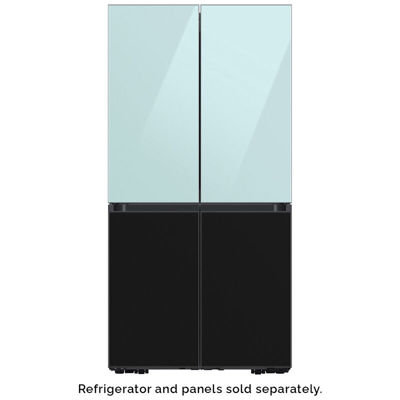 Samsung BESPOKE 4-Door Flex Top Panel for Refrigerators - Morning Blue Glass, , hires