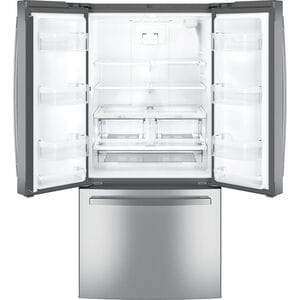 GE 33 in. 24.7 cu. ft. French Door Refrigerator with Internal Water Dispenser - Fingerprint Resistant Stainless, Fingerprint Resistant Stainless, hires