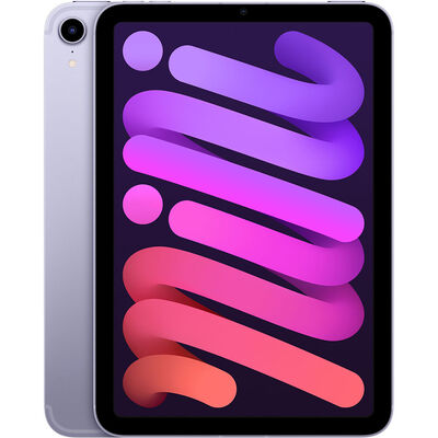 Apple 8.3" iPad mini 6th Gen, 64GB, Wi-Fi + Cellular - Purple | MK8E3LL/A