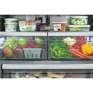 Electrolux 36 in. 22.6 cu. ft. Counter Depth French Door Refrigerator with External Ice & Water Dispenser - Stainless Steel, , hires