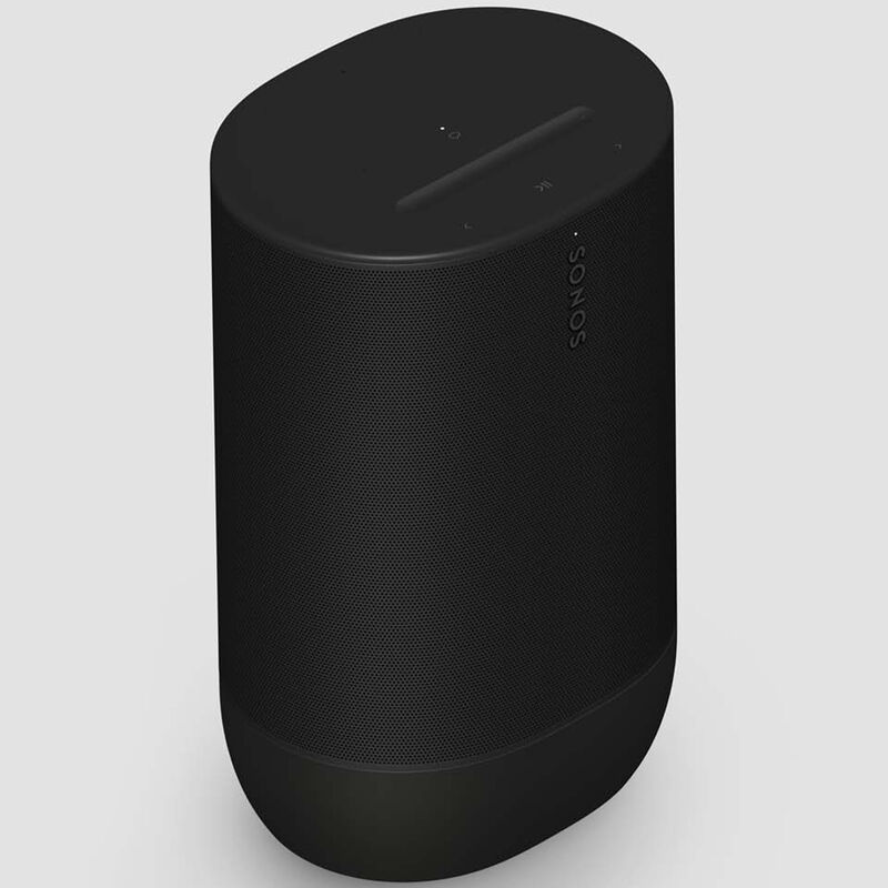 Sonos Move 2 Portable Rechargeable Splashproof Bluetooth & Wi-Fi Speaker - Black, Black, hires