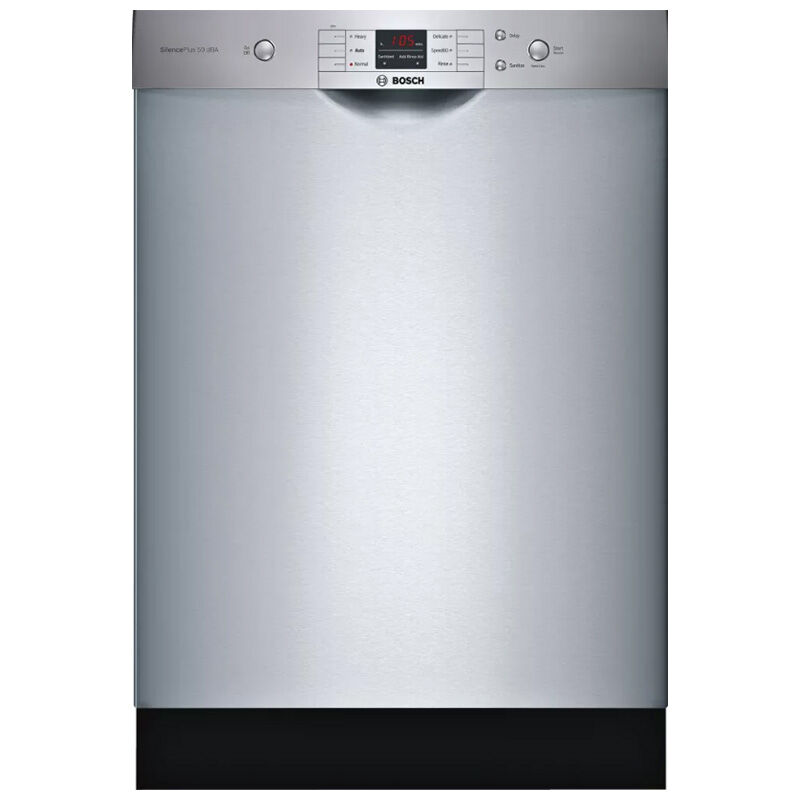 Groot film Geavanceerd Bosch Ascenta Series 24" Dishwasher with 6 Wash Cycles & Front Controls -  Stainless Steel | P.C. Richard & Son