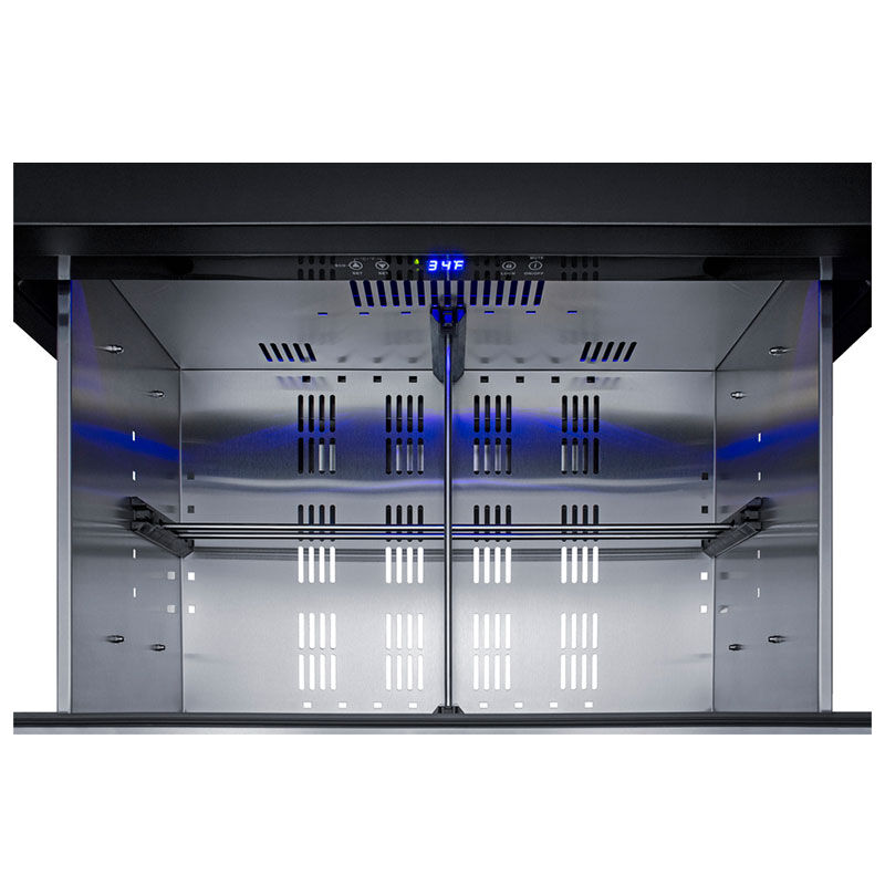 Summit 30 in. 5.4 cu. ft. Outdoor Refrigerator Drawer - Stainless Steel, , hires