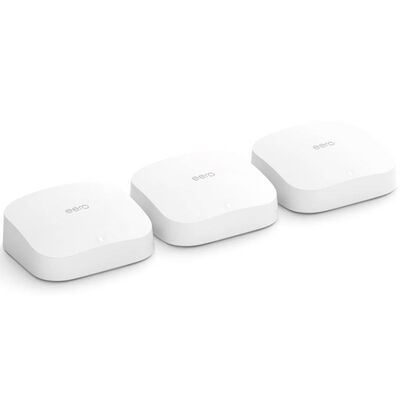 EERO 6+ AX3000 Dual-Band Mesh Wi-Fi 6 System (3-pack) - White | B0G7MNJVTL