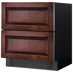 Summit 30 in. 5.4 cu. ft. Outdoor Double Refrigerator Drawers - Custom Panel Ready, , hires