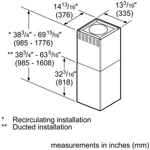 Thermador Range Hood Accessories CHXTHMIB, , hires
