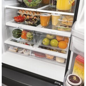 GE 30 in. 20.8 cu. ft. French Door Refrigerator with Ice Maker - Stainless Steel, Stainless Steel, hires