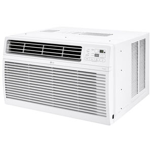LG 14,000 BTU Smart Window Air Conditioner with 3 Fan Speeds & Remote Control - White, , hires
