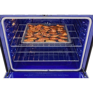 LG InstaView 30 in. 6.3 cu. ft. Smart Air-Fry True European Convection Slide-In Electric Range with 4 Induction Burners & 1 Radiant Burner - PrintProof Stainless Steel, , hires