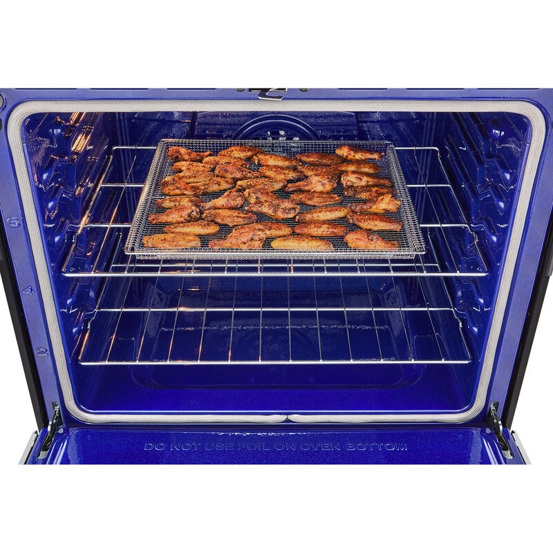 LG InstaView 30 in. 6.3 cu. ft. Smart Air-Fry True European Convection Slide-In Electric Range with 4 Induction Burners & 1 Radiant Burner - PrintProof Stainless Steel, , hires