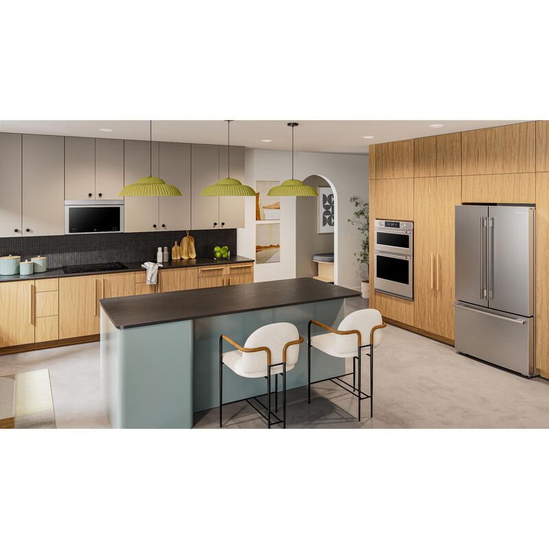 KitchenAid 36 in. 24.8 cu. ft. Smart Counter Depth French Door Refrigerator with Internal Water Dispenser - Stainless Steel with PrintShield Finish, Stainless Steel with PrintShield Finish, hires