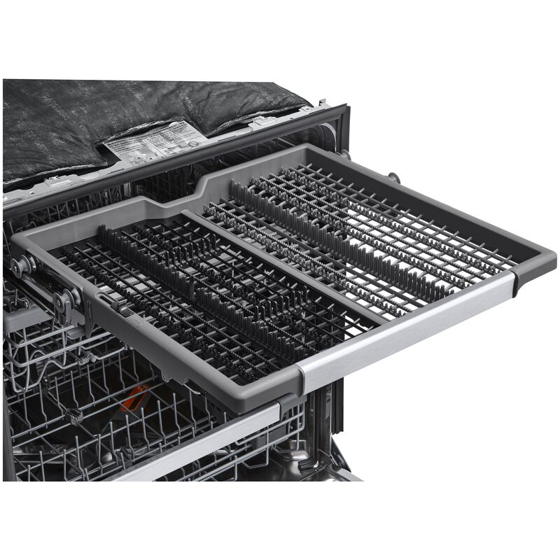 SKS 24 in. Top Control Flush-Mount Smart Dishwasher with 40 dBa Sound Level, 3rd-Rack & Dynamic Heat Dry - Stainless Steel, , hires