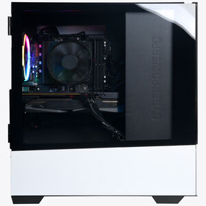 CyberPowerPC Gamer Master Gaming Desktop AMD Ryzen 7 7700 32GB RAM 2TB SSD, NVIDIA GeForce RTX 4060 Ti (WHITE), , hires