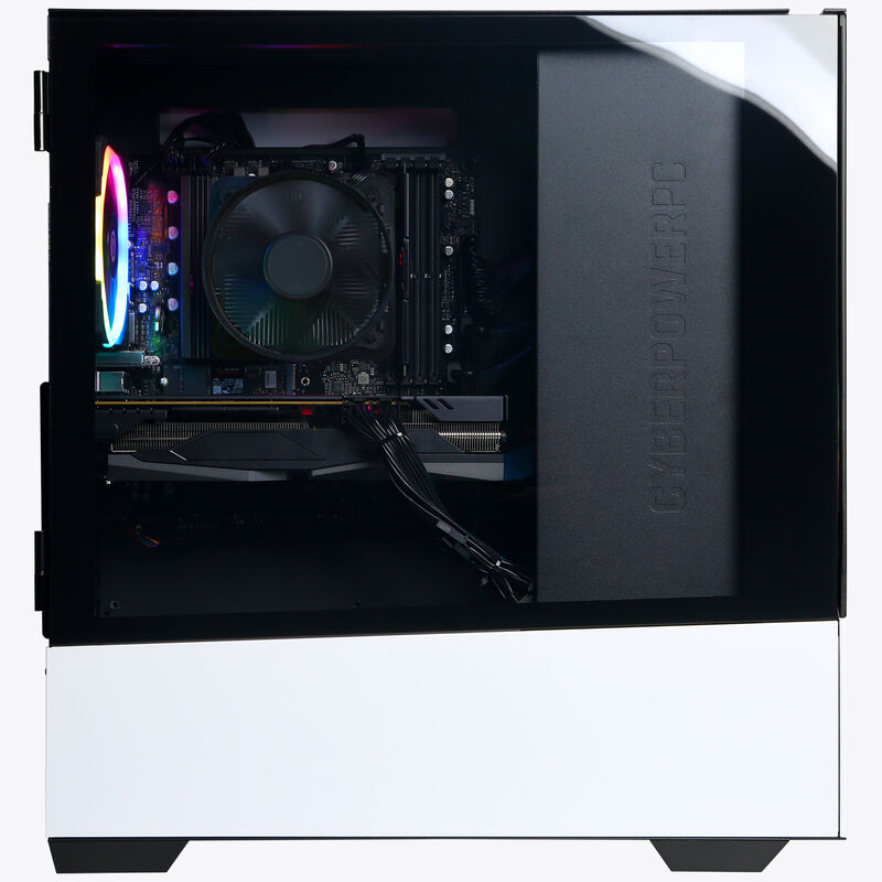 CyberPowerPC Gamer Master Gaming Desktop AMD Ryzen 7 7700 32GB RAM 2TB SSD, NVIDIA GeForce RTX 4060 Ti (WHITE), , hires