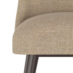 Skyline Furniture Modern Mid Century Counter Stool in Linen Fabric - Sandstone, Sandstone, hires