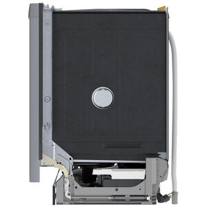 Bosch 300 Series 24 in. Top Control Smart Dishwasher with 46 dBa Sound Level, 3rd-Rack, PureDry & Pocket - Stainless Steel, Stainless Steel, hires