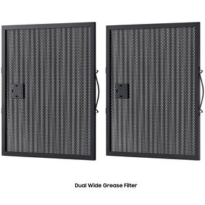 Samsung 30 in. 1.1 cu. ft. 1100W Low Profile Smart Over-the-Range Microwave with 400 CFM - Stainless Steel, Stainless Steel, hires