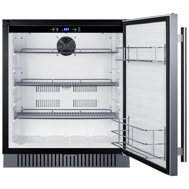 Summit 27 in. 4.9 cu. ft. ADA Compliant Outdoor Undercounter Refrigerator - Stainless Steel, , hires