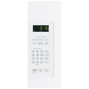 GE 30" 1.6 Cu. Ft. Over-the-Range Microwave with 10 Power Levels & 300 CFM - White, White, hires