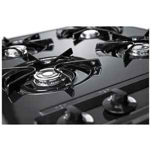 Summit 24 in. 4-Burner Natural Gas Cooktop - Black, , hires