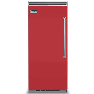 Viking 5 Series 36 in. 19.2 cu. ft. Built-In Upright Freezer with Ice Maker, Adjustable Shelves & Digital Control - San Marzano Red, , hires