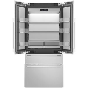 SKS 36 in. 19.3 cu. ft. Built-In Smart Counter Depth 4-Door French Door Refrigerator with Internal Water Dispenser - Custom Panel Ready, , hires