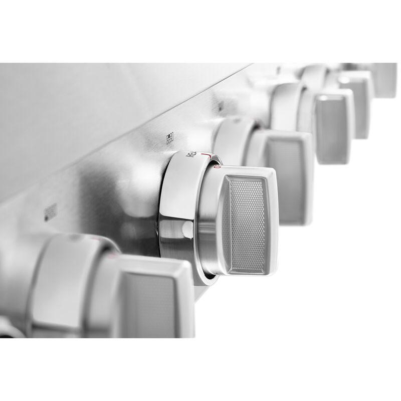 KitchenAid 48 in. 6-Burner Natural Gas Rangetop with Griddle, Simmer Burner & Power Burner - Stainless Steel, , hires