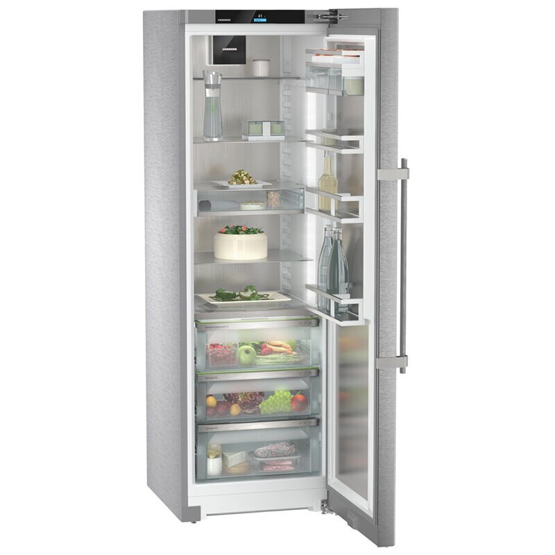 Liebherr Peak 24 in. 13.7 cu.ft. Smart Counter Depth Freeezerless Refrigerator with Internal Water Dispenser - Stainless Steel, , hires