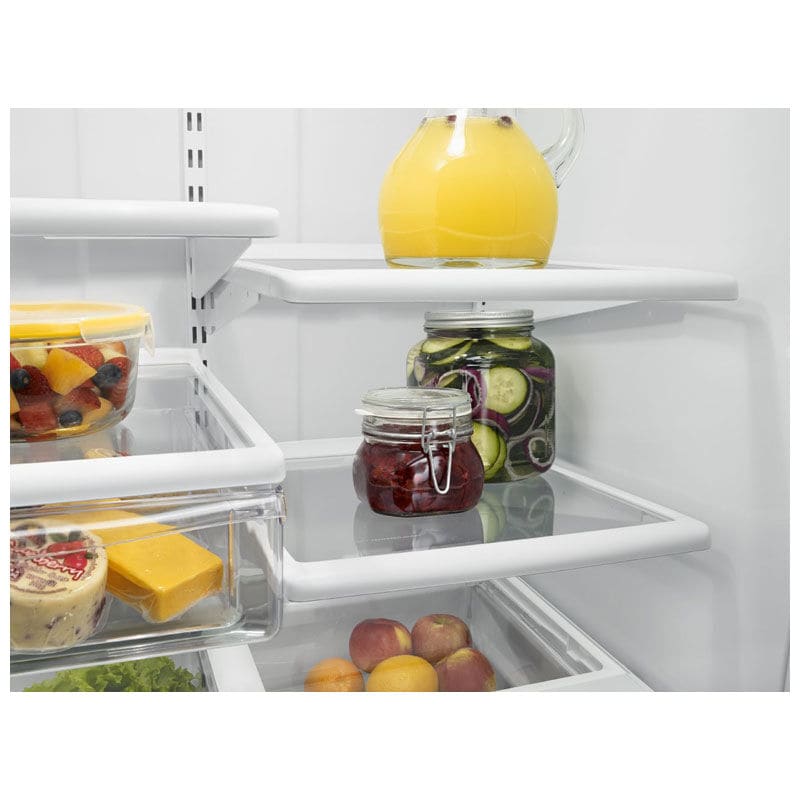 Whirlpool 30 in. 18.7 cu. ft. Bottom Freezer Refrigerator with Ice Maker - White-on-White, White on White, hires
