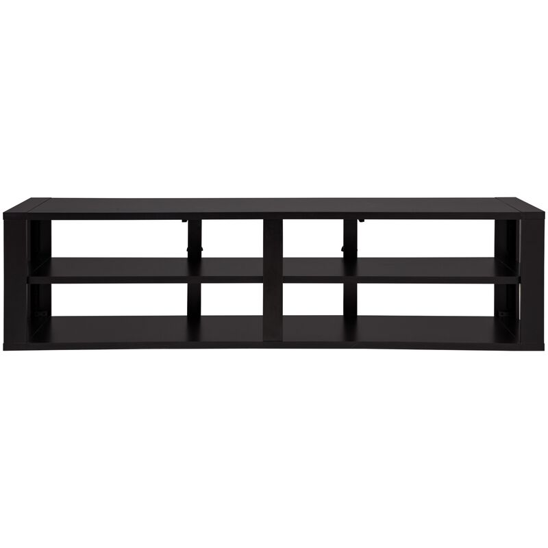 Living Style 84 in. TV Stand - Black, , hires
