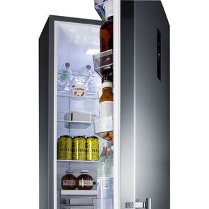 Summit 24 in. 11.7 cu. ft. Counter Depth Bottom Freezer Refrigerator with Ice Maker - Stainless Steel, , hires