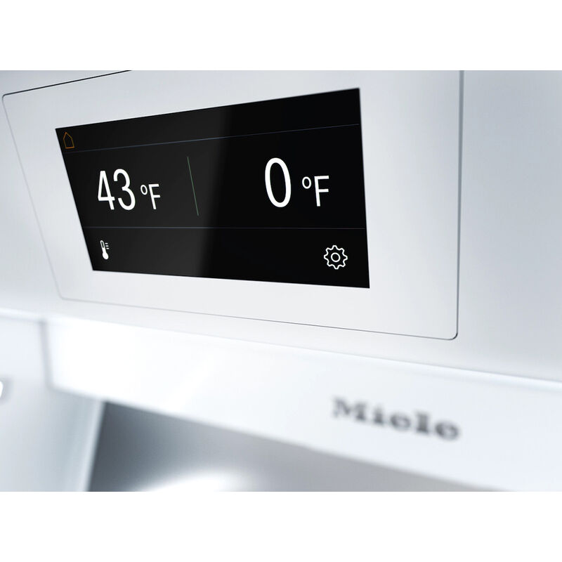 Miele 36 in. Left-Hinged Built-In 19.6 cu. ft. Smart Bottom Freezer Refrigerator - Custom Panel Ready, , hires