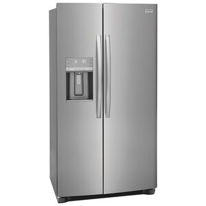 Frigidaire Gallery 36 in. 25.6 cu. ft. Side by Side Refrigerator with Ice & Water Dispenser - Stainless Steel, Stainless Steel, hires