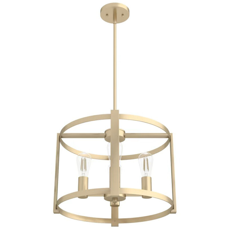 Hunter Astwood 18 in. 4-Light Chandelier - Alturas Gold, , hires