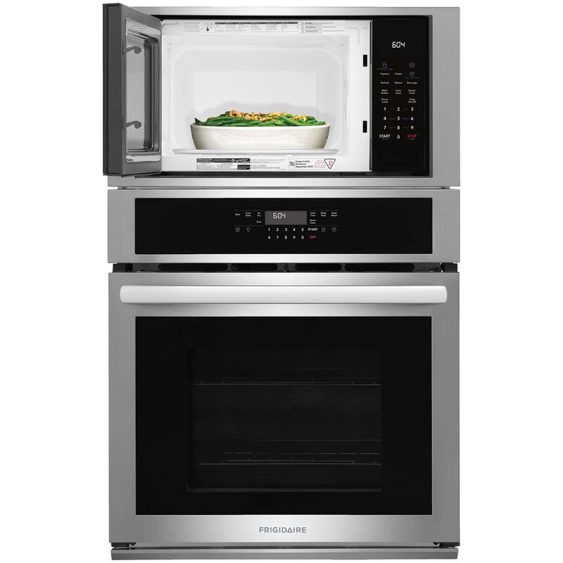 Frigidaire 27 in. 5.4 cu. ft. Electric Microwave/Wall Oven Combo with Standard Convection & Sensor Cooking - Stainless Steel, , hires