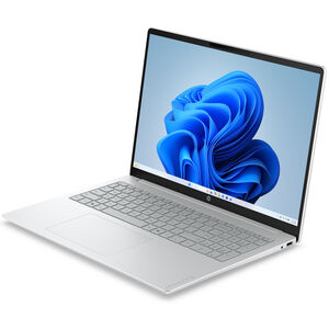 HP OmniBook 3 16 in. Touch Screen Notebook with Copilot+ PC, AMD Ryzen AI 5 430, 2 GHz, 4-Core CPU, AMD Radeon 840M GPU, 16 GB RAM, 512 GB SSD, up to 19.5 Hrs. of Battery Life & Windows 11 Home - Glacier Silver, , hires