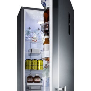 Summit 24 in. 11.7 cu. ft. Counter Depth Bottom Freezer Refrigerator - Stainless Steel, , hires