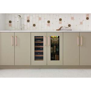 Sub-Zero Designer Series 15 in. Built-In 3.1 cu. ft. Smart Compact Beverage Center with Adjustable Shelves & Digital Control - Custom Panel Ready, , hires